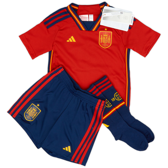 2022-23 Spain Home Full Kit (Little Kids)