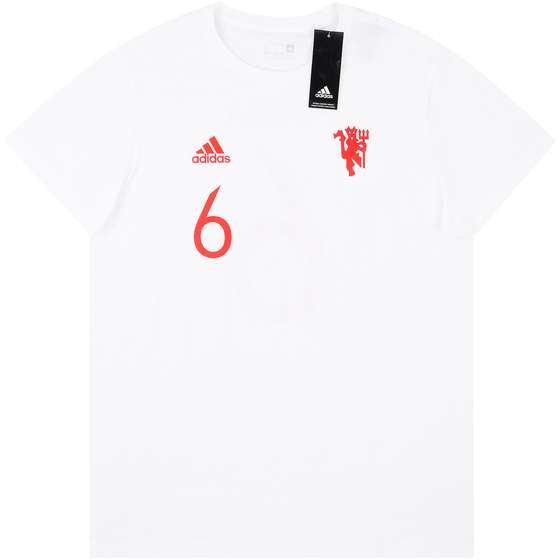 2021-22 Manchester United adidas Graphic Tee Pogba #6