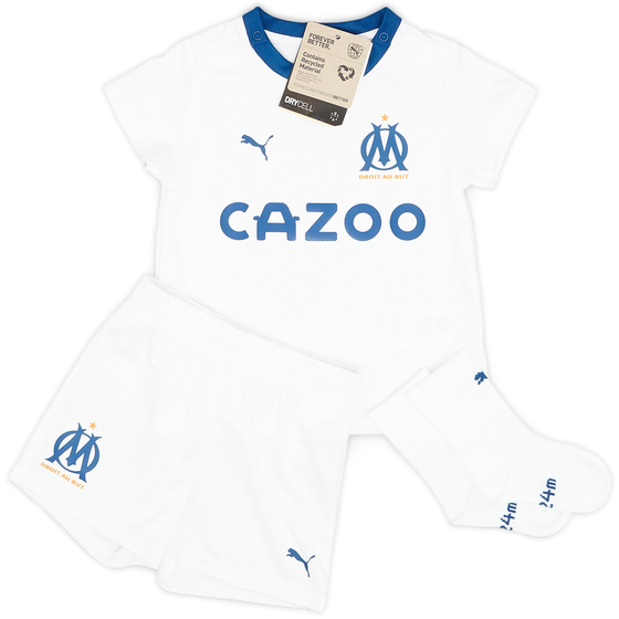 2022-23 Olympique Marseille Home Full Kit - (BABY)