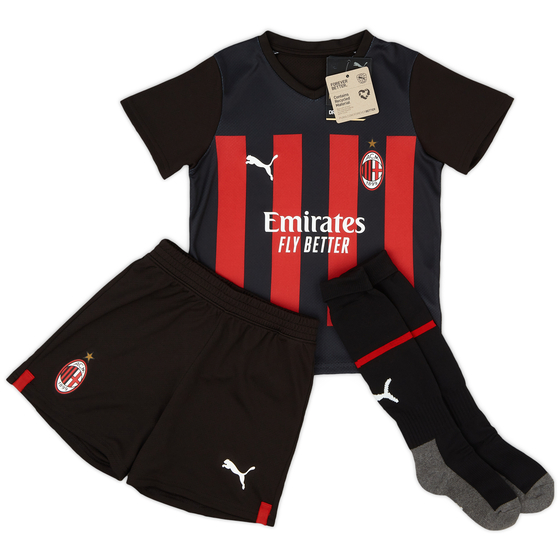 2022-23 AC Milan Home Full Kit Little Kids