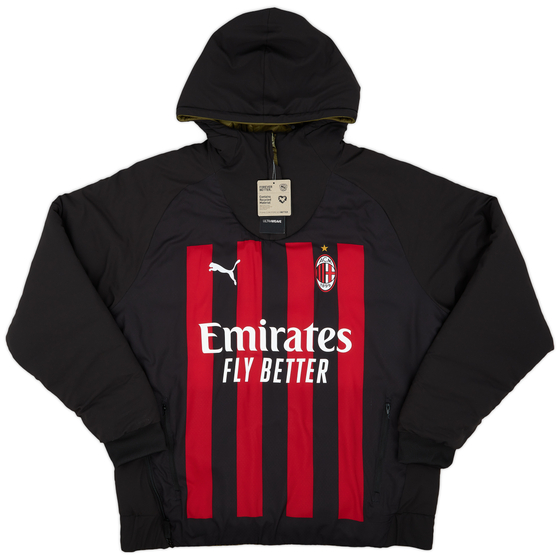 2022-23 AC Milan Puma 1/4 Zip Reversible Padded Jacket
