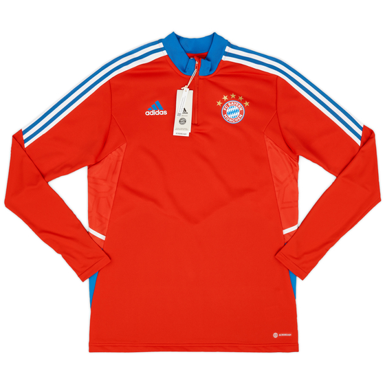 2022-23 Bayern Munich adidas 1/4 Zip Training Top