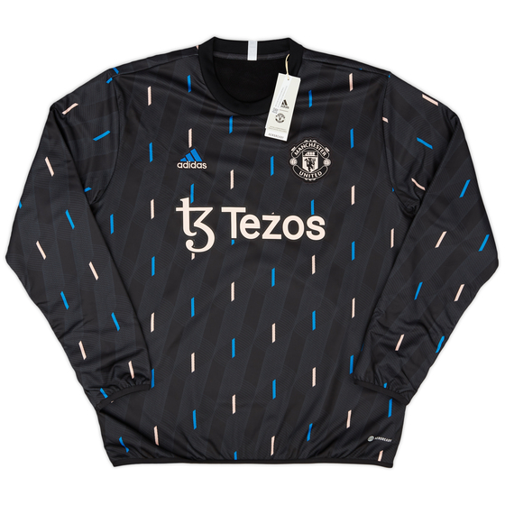 2022-23 Manchester United adidas Pre-Match Warm-Up Top