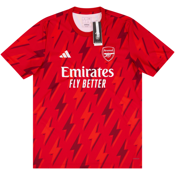 2023-24 Arsenal adidas Pre-Match Training Shirt