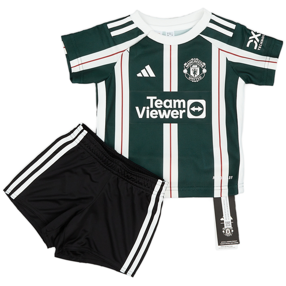 2023-24 Manchester United Away Shirt & Shorts Kit (6-9 Months)