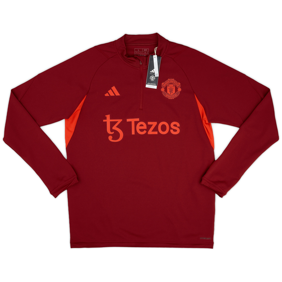 2023-24 Manchester United adidas European 1/4 Zip Training Top