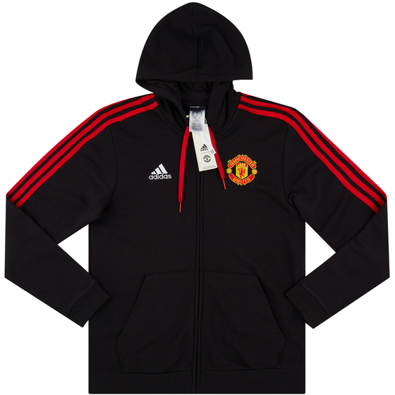 2023-24 Manchester United adidas DNA Hooded Sweat Jacket