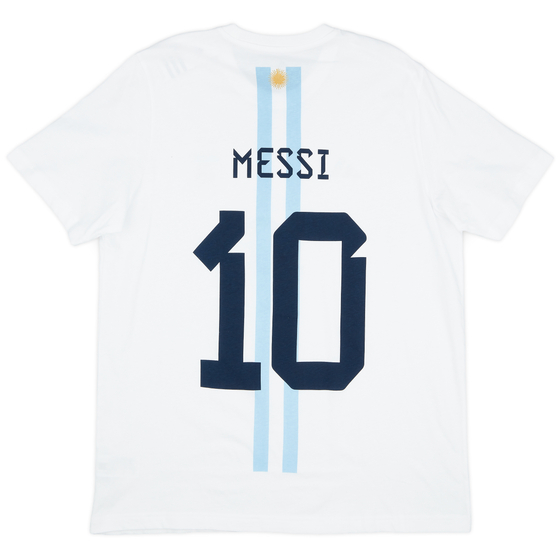 2022-23 Argentina adidas Messi #10 Graphic Tee