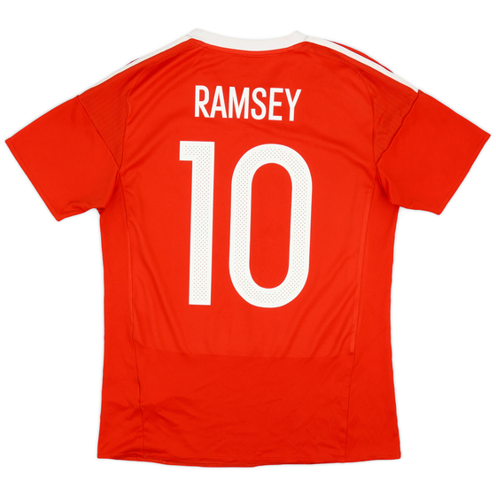 2016-17 Wales Home Shirt Ramsey #10 - 6/10 - (S)