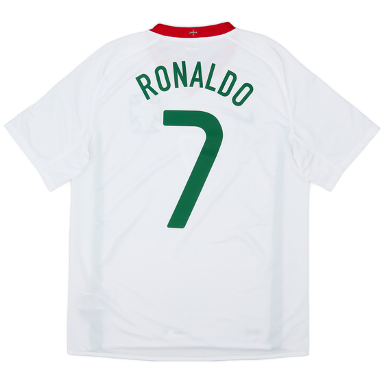 2008-10 Portugal Away Shirt Ronaldo #7 - 9/10 - (M)