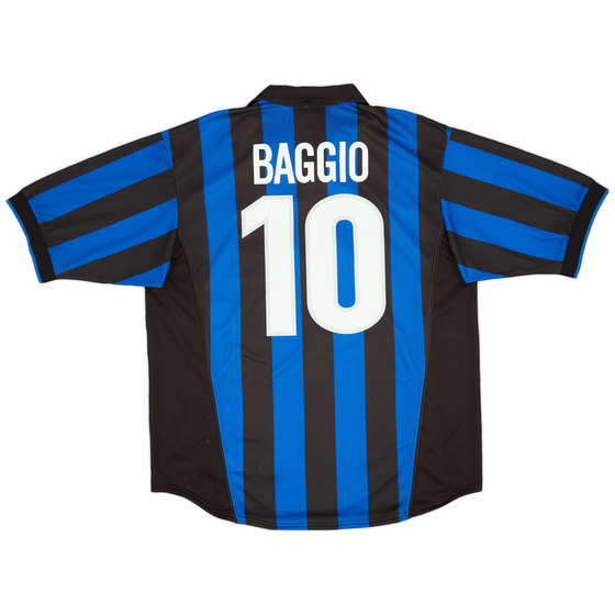 1998-99 Inter Milan Home Shirt Baggio #10 - 9/10 - (L)