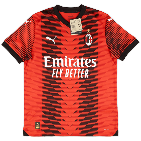 2023-24 AC Milan Home Shirt - (XS.Kids)