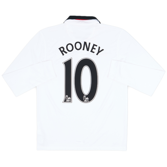 2014-15 Manchester United Away L/S Shirt Rooney #10 - 9/10 - (M)