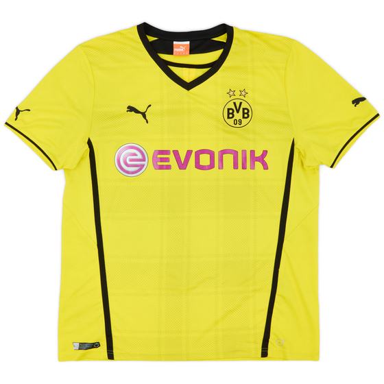 2013-14 Borussia Dortmund Home Shirt - 6/10 - (XL)