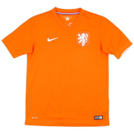 2014-15 Netherlands Home Shirt - 9/10 - (L.Boys)