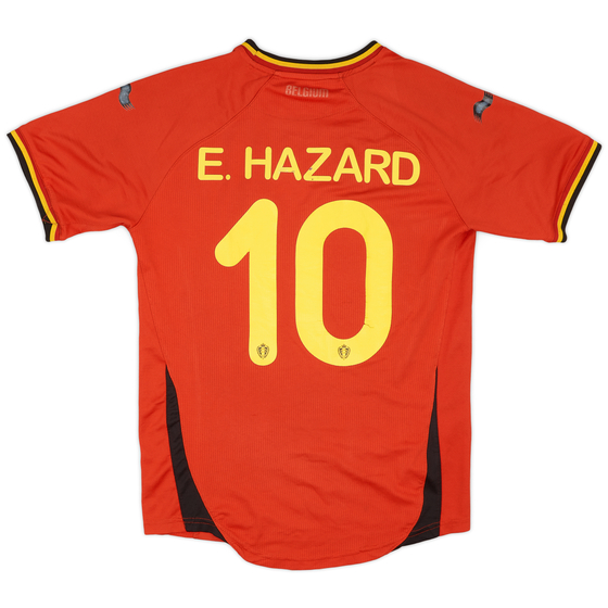 2014-15 Belgium Home Shirt E. Hazard #10 - 5/10 - (M)