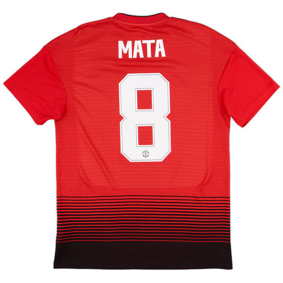 2018-19 Manchester United Home Shirt Mata #8 - 8/10 - (M)