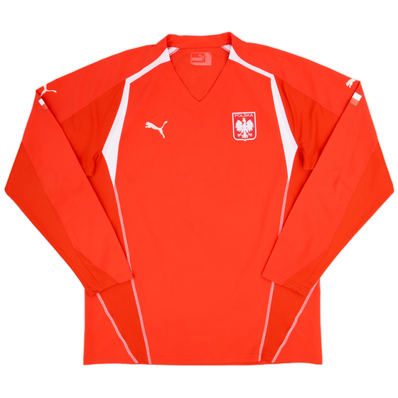 2004-06 Poland Away L/S Shirt - 9/10 - (XL)