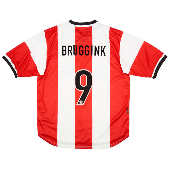 1999-00 PSV Home Shirt Bruggink #9 - 8/10 - (XL)