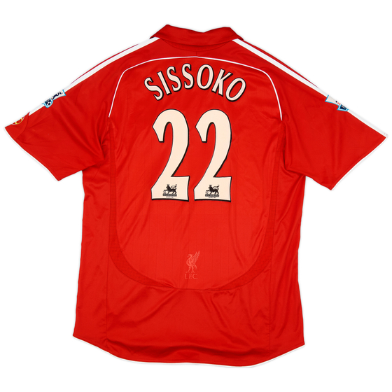 2006-08 Liverpool Home Shirt Sissoko #22 - 9/10 - (L)
