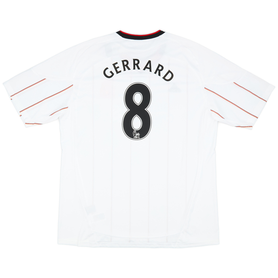 2010-11 Liverpool Away Shirt Gerrard #8 (XXL)
