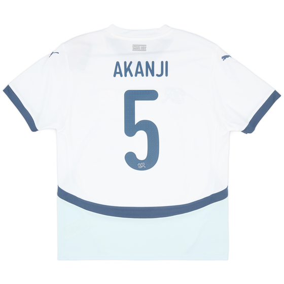 2024-25 Switzerland Away Shirt Akanji #5
