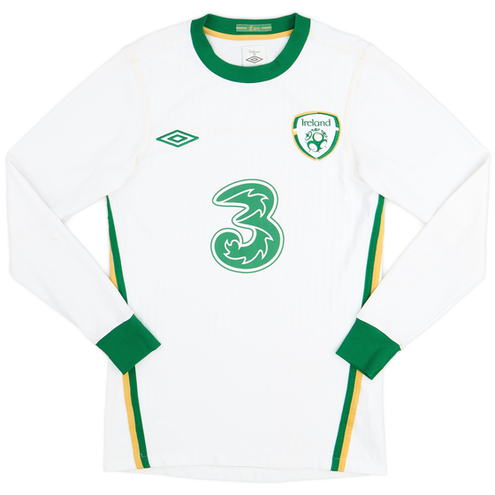 2010-11 Ireland Away L/S Shirt - 8/10 - (XL.Boys)
