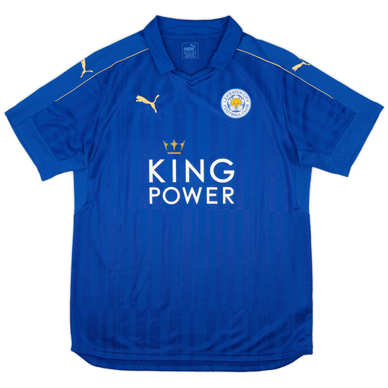 2016-17 Leicester Home Shirt - 9/10 - (XL)