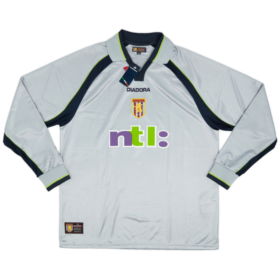 2001-02 Aston Villa Away L/S Shirt (L)