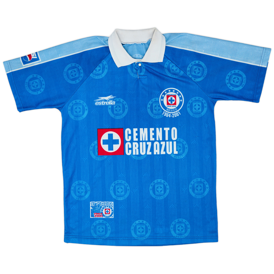 2001-02 Cruz Azul Estrella Fan Shirt - 9/10 - (XL)