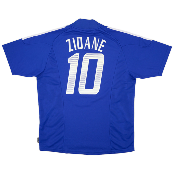 2002-04 France Home Shirt Zidane #10 - 9/10 - (L)