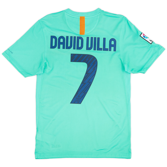 2010-11 Barcelona Away Shirt David Villa #7 - 8/10 - (S)