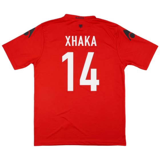 2016 Albania Home Shirt Xhaka #14 - 9/10 - (M)