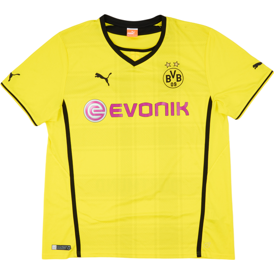 2013-14 Borussia Dortmund Home Shirt - 7/10 - (XXL)