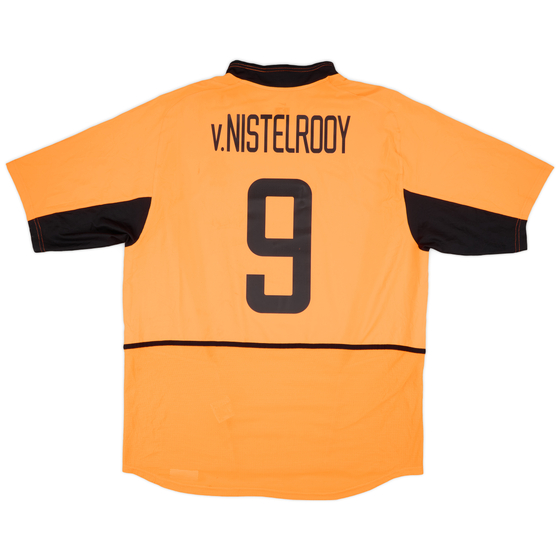 2002-04 Netherlands Home Shirt V.Nistelrooy #9 - 9/10 - (XL)