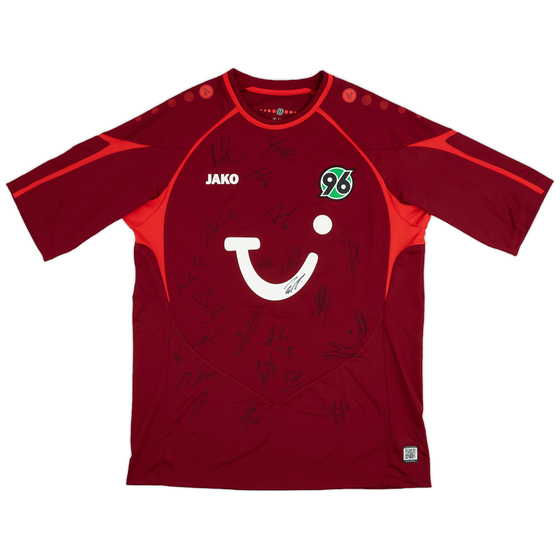 2013-14 Hannover 96 Squad Signed Home Shirt - 10/10 - (XL)
