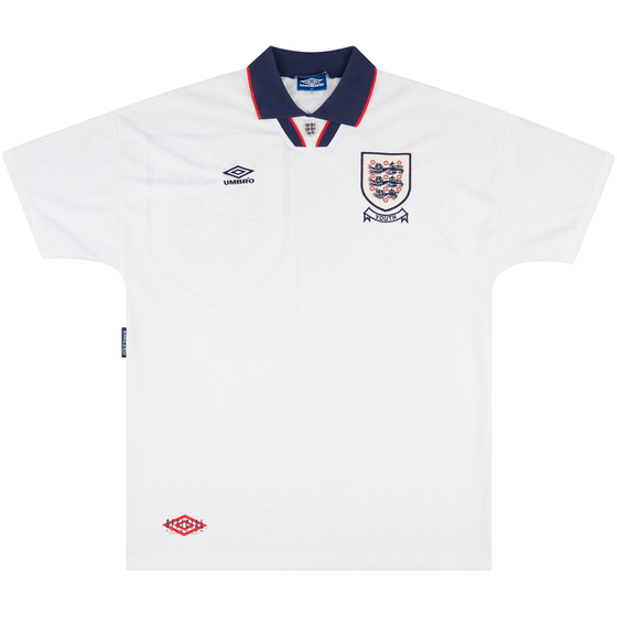 1993 England U-18 Match Issue Home Shirt #16 (Whelan)