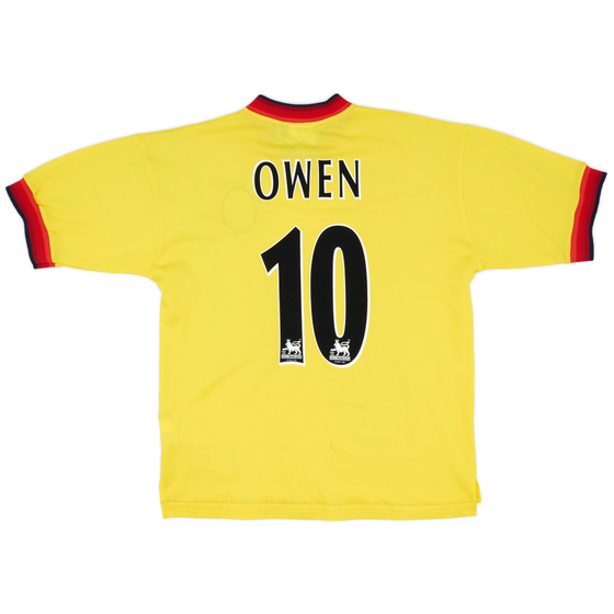 1997-99 Liverpool Away Shirt Owen #10 - 8/10 - (L)