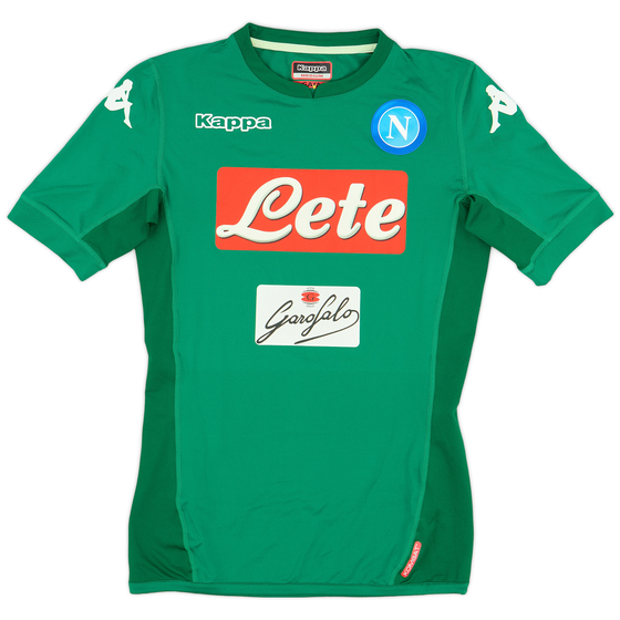 2017-18 Napoli GK Home S/S Shirt - 8/10 - (M)