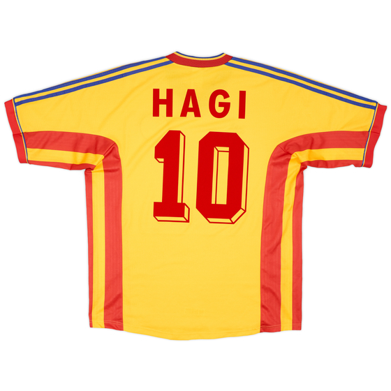 1998-00 Romania Home Shirt Hagi #10 - 7/10 - (L)