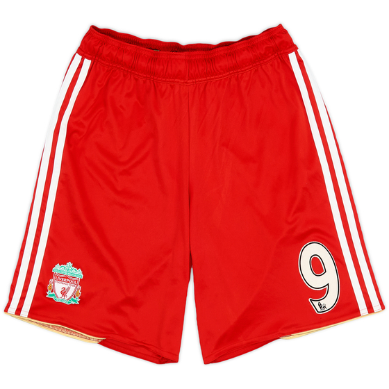2010-12 Liverpool Home Shorts #9 (Torres) - 8/10 - (S)