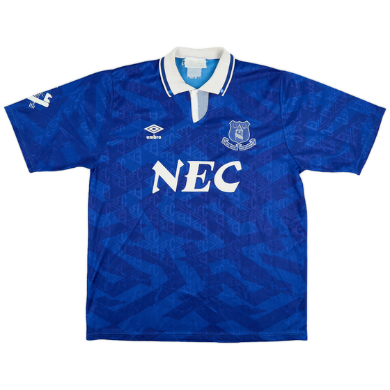 1991-93 Everton Home Shirt - 8/10 - (L)