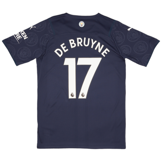 2021-22 Manchester City Authentic Third Shirt De Bruyne #17 (XL)