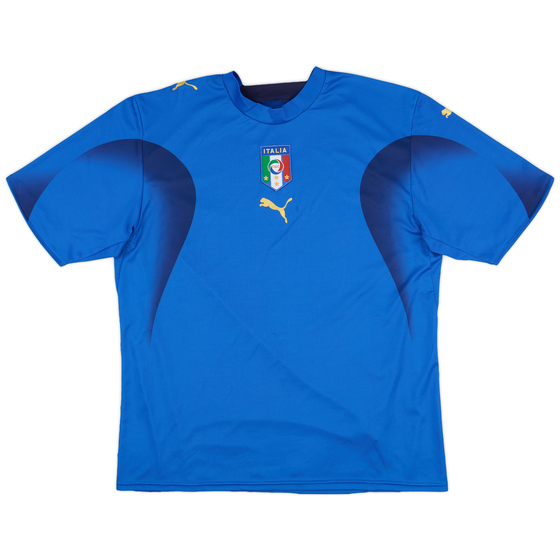 2006 Italy Basic Home Shirt - 9/10 - (L)