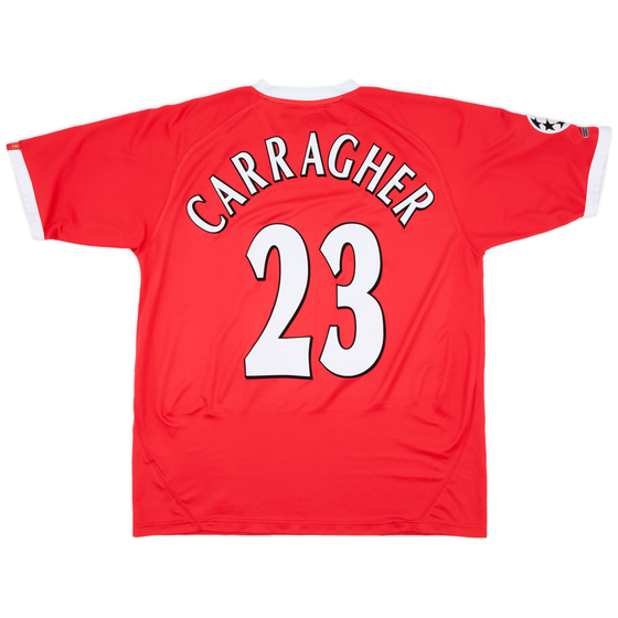 2001-03 Liverpool CL Shirt Carragher #23 - 9/10 - (L)