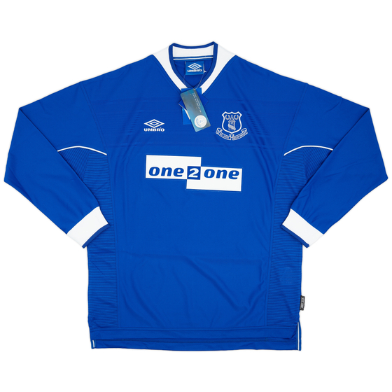 Everton long sleeve jersey outlet