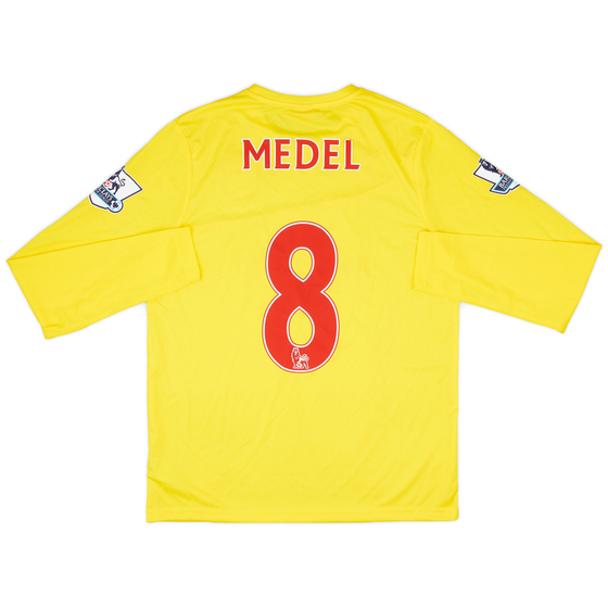 2013-14 Cardiff Match Issue Third L/S Shirt Medel #8