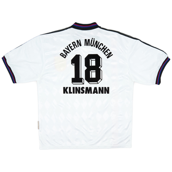 1996-98 Bayern Munich Away Shirt Klinsmann #18 - 9/10 - (L)