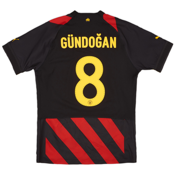 2022-23 Manchester City Player Issue Away European Shirt Gündoğan #8