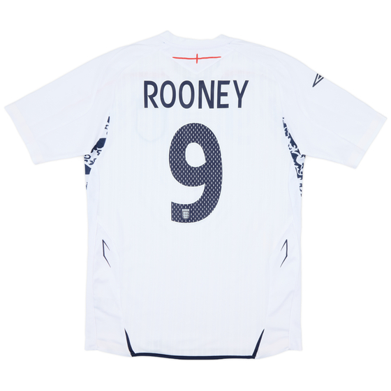 2005-07 England Home Shirt Rooney #9 - 8/10 - (S)